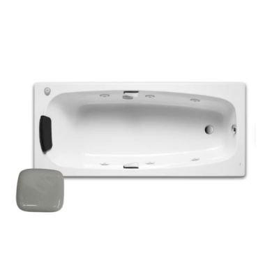 BAÑERA SURESTE 160x70cm HIDROMASAJE AGUA GRIS