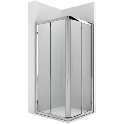 MAMPARA DUCHA VICTORIA 2L2 75X75cm PLATA BRILLO