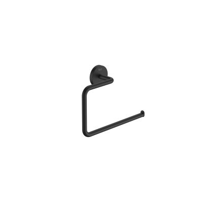 TOALLERO ANILLA VICTORIA ROUND NEGRO MATE