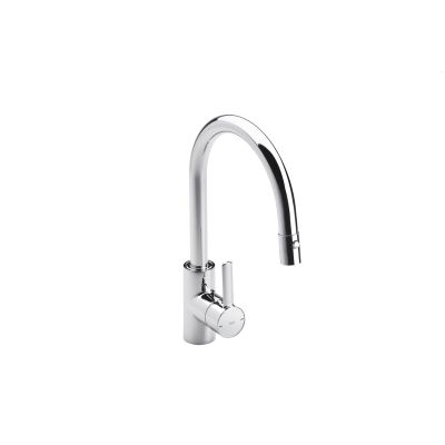 MONOMANDO FREGADERO TARGA CAÑO ALTO CURVO EXTRAIBLE